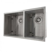 ZLINE 33" Undermount Double Bowl Sink in Stainless Steel, SR60D-33