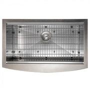 ZLINE 33" Undermount Single Bowl Ledge Sink Stainless Steel, SLSAP-33
