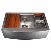 ZLINE 33" Undermount Single Bowl Ledge Sink Stainless Steel, SLSAP-33S