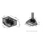 ZLINE 34" Remote Dual Blower Stainless Range Hood Insert, 721-RD-34