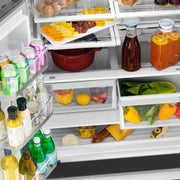 ZLINE 36" Autograph 22.5 cu. ft French Door Refrigerator with Ice Maker  Stainless Steel RFMZ-36-G