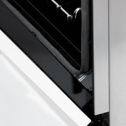 ZLINE 36" Autograph Dual Fuel Range, White, Champaign Accents, RAZ-WM-36-CB