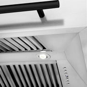 ZLINE 36" Autograph DuraSnow White Range Hood 8654SNZ-WM36-MB