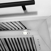 ZLINE 36" Autograph Edition DuraSnow Wall Range Hood 8654SNZ-36-MB