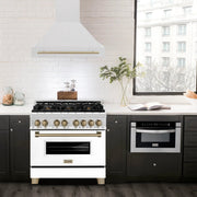 ZLINE 36" Autograph Edition Fingerprint Resistant Stainless Steel Range Hood 8654SNZ-36-CB