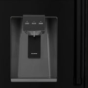ZLINE 36" Autograph French Door Refrigerator with Water and Ice Dispenser in  Black Stainless Steel RFMZ-W-36-BS-CB