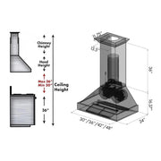 ZLINE 36" Copper Wall Range Hood, 8667C-36