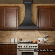 ZLINE 36" Designer Series Oil-Rubbed Bronze Wall Range Hood, 8632B-36