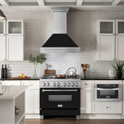 ZLINE 36" DuraSnow® Stainless Steel Range Hood 8654SNX-BLM-36