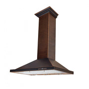 ZLINE 36" Hand-Hammered Copper Finish Wall Range Hood, 8KBH-36