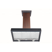 ZLINE 36" Hand-Hammered Copper Wall Range Hood, KB2-HBXXX-36