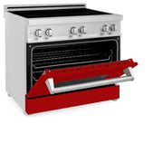ZLINE 36" Induction Range in DuraSnow Stainless Steel RAIND-RG-36