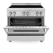 ZLINE 36" Induction Range with a 4 Element Stove and Electric Oven in Stainless Steel RAIND-36