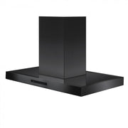 ZLINE 36" Island Mount Range Hood in Black Stainless Steel, BSKE2iN-36