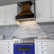 ZLINE 36" Professional Dual Fuel Range, Blue Matte Door, RA-BM-36