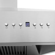 ZLINE 36" Professional Wall Range Hood, Built-in CrownSound® Bluetooth Speakers, 697CRN-BT-36