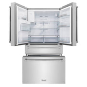ZLINE 36" Refrigerator, Water, Ice Dispenser, Fingerprint Resistant, RFM-W-36