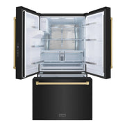 ZLINE 36" Refrigerator, Water, Ice Dispenser, Fingerprint Resistant, RSMZ-W-36-BS-CB