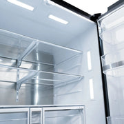 ZLINE 36" Refrigerator, Water, Ice Dispenser, Fingerprint Resistant, RSMZ-W-36-BS-G