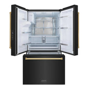 ZLINE 36" Refrigerator, Water, Ice Dispenser, Fingerprint Resistant, RSMZ-W-36-BS-G