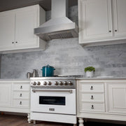 ZLINE 36" Snow Finish Stainless Range Hood with Snow Finish Shell, 8654SN-36