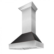 ZLINE 36" Snow Finish Wall Range Hood, Oil Rubbed Shell, 8654ORB-36