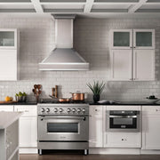 ZLINE 36" Stainless 4.6 cu.ft. 6 Gas Burner/Electric Oven Range, RA36