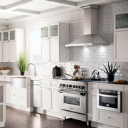 ZLINE 36" Stainless 4.6 cu.ft. 6 Gas Burner/Electric Oven Range, RA36