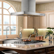 ZLINE 36" Stainless Steel Island Range Hood, KE2i-36