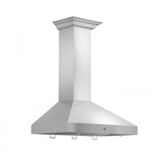 ZLINE 36" Stainless Steel Wall Range Hood, Crown Molding, KL3CRN-36