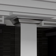ZLINE 36" Stainless Steel Wall Range Hood, Crown Molding, KL3CRN-36