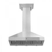 ZLINE 36" Stainless Steel Wall Range Hood, Crown Molding, KL3CRN-36
