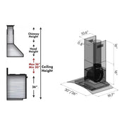 ZLINE 36" Stainless Steel Wall Range Hood KZ-36