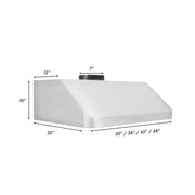 ZLINE 36" Under Cabinet Stainless Steel Range Hood 623-36