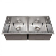 ZLINE 36" Undermount Double Bowl Sink Stainless Steel, SR50D-36S