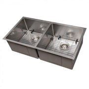 ZLINE 36" Undermount Double Bowl Sink Stainless Steel, SR50D-36S