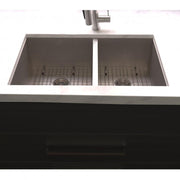 ZLINE 36" Undermount Double Bowl Sink Stainless Steel, SR60D-36S