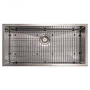 ZLINE 36" Undermount Single Bowl Sink DuraSnow Stainless Steel, SRS-36S