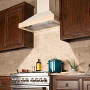 ZLINE 36" Unfinished Wooden Wall Range Hood, KBUF-36