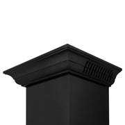 ZLINE 36" Wall Black Stainless Range Hood, Crown Speakers, BSKBNCRN-BT-36