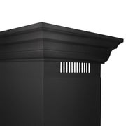 ZLINE 36" Wall Mount Range Hood, Black Stainless Steel, BSKENCRN-36