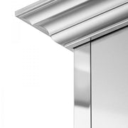ZLINE 36" Wall Range Hood, DuraSnow Stainless, Mirror Accents, 655MR-36