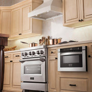 ZLINE 36" Wooden Wall Range Hood, Cottage White, KBTT-36