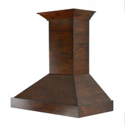 ZLINE 36" Wooden Wall Range Hood in Walnut, KBRR-36