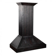 ZLINE 36" Wooden Wall Range Hood, Rustic Dark, KPDD-36