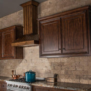 ZLINE 36" Wooden Wall Range Hood, Rustic Light, KPLL-36