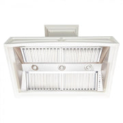 ZLINE 36" Wooden Wall Range Hood with Crown Molding, 321TT-36