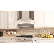ZLINE 36" Wooden Wall Range Hood with Crown Molding, 321TT-36