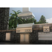 ZLINE 42" Outdoor Stainless Island Range Hood, 697i-304-42
