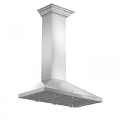 ZLINE 42" Stainless Steel Wall Range Hood, Crown Molding, KL2CRN-42